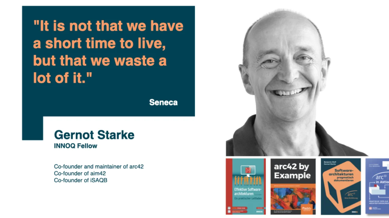 Gernot Starke, INNOQ Fellow, cofondateur d'arc42, d'aim42 et de l'iSAQB